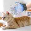 Pet Grooming and Deshedding Glove - with cat Pet Grooming and Deshedding Glove - with cat