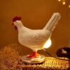 funny chicken night light - lampshade white color funny chicken night light - lampshade white color