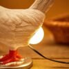 funny chicken night light - left back side funny chicken night light - left back side