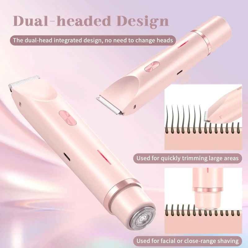 electric shaver for women - dual headed design electric shaver for women - dual headed design