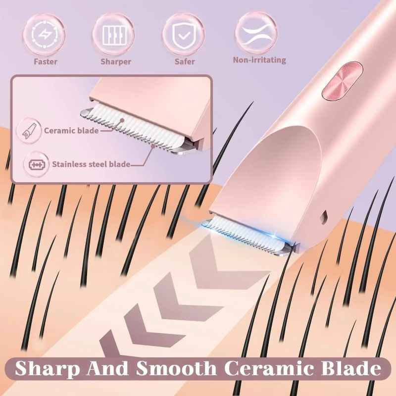 electric shaver for women - facial trimmer - sharp and smooth ceramic blade electric shaver for women - facial trimmer - sharp and smooth ceramic blade